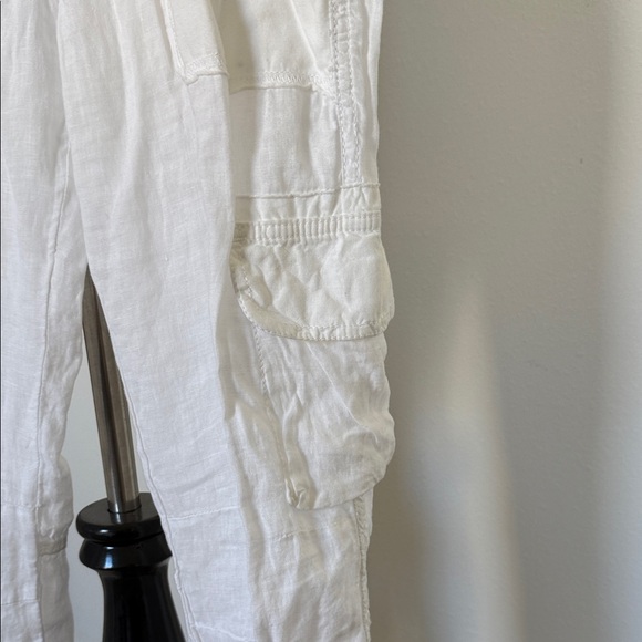 Woen cargo pants, white size 26 packets Lou.jo - Picture 3 of 16